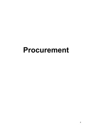 4
Procurement
 
