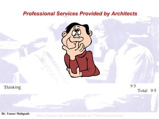 Professional Services Provided by Architects 
