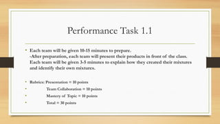 pp 1.1 science 6 performance task for school | PPTX