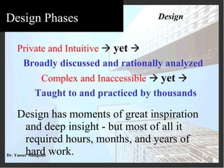 <ul><li>Design has moments of great inspiration and deep insight - but most of all it required hours, months, and years of...