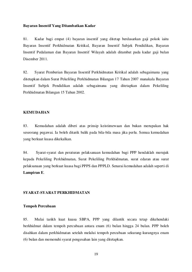 Surat Pekeliling Perkhidmatan Bantuan Sara Hidup