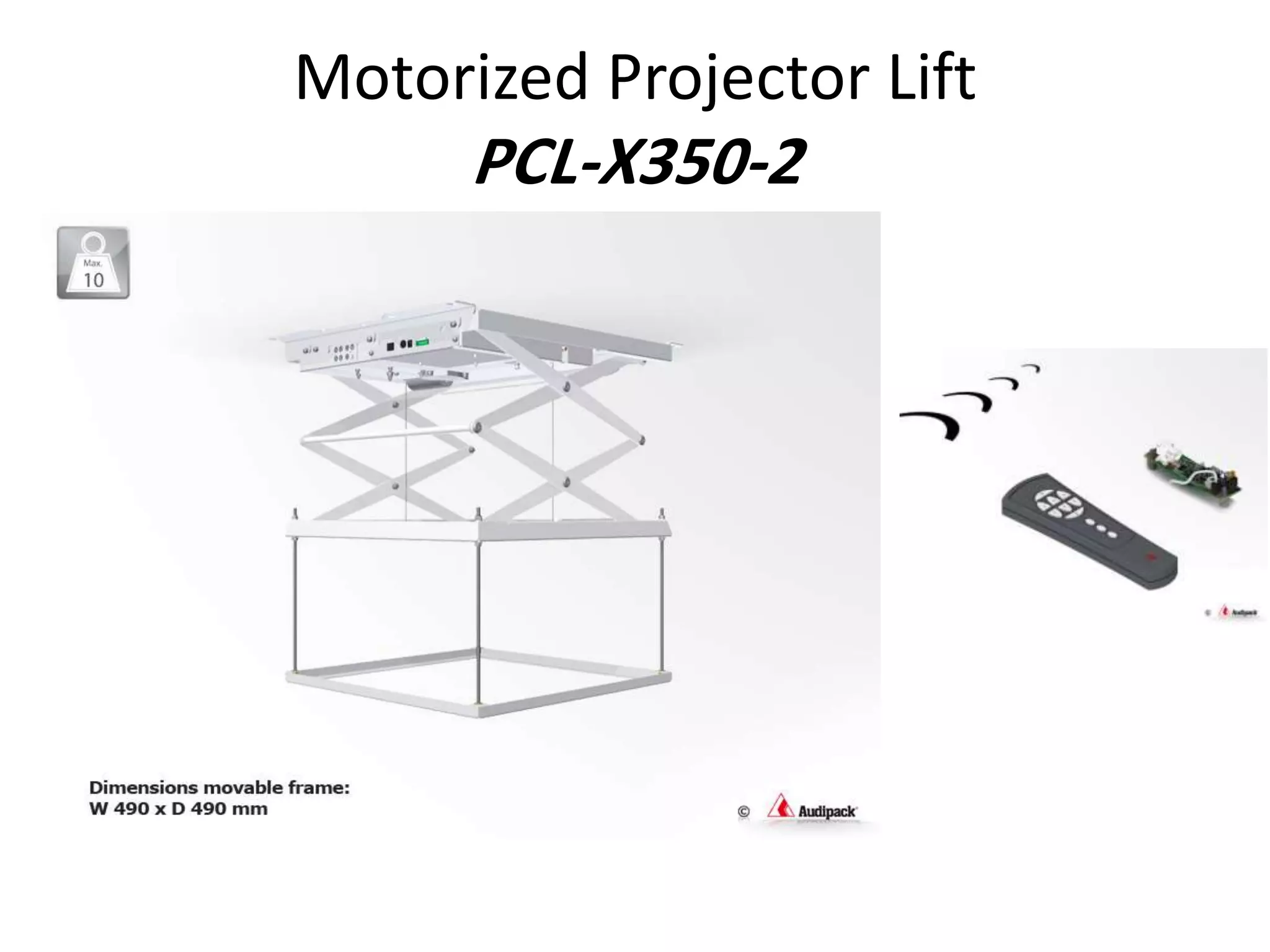 Motorized Projector Lift
PCL-X350-2
 