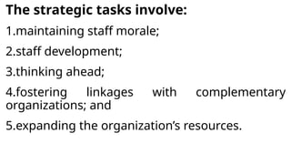 Complementary Organization Extension administration, scope, principles and functions | PPTX