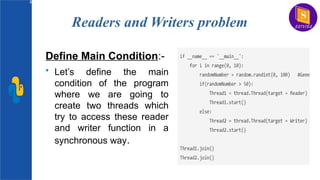 Multithreading in python concept of computer Engineering. | PPTX