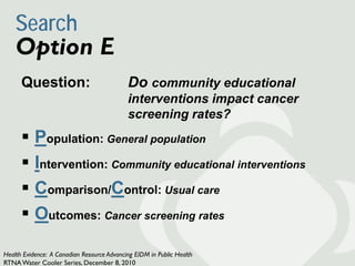 Search
    Option E
      Question:                             Do community educational
                                 ...
