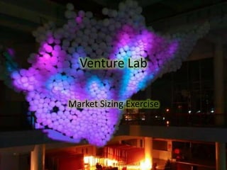 Venture Lab

Market Sizing Exercise
 