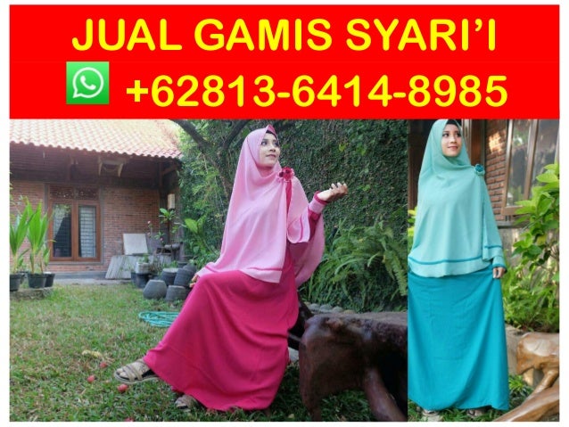 Hub 0813 6414 8985 Baju  gamis  pesta  mewah  elegan 