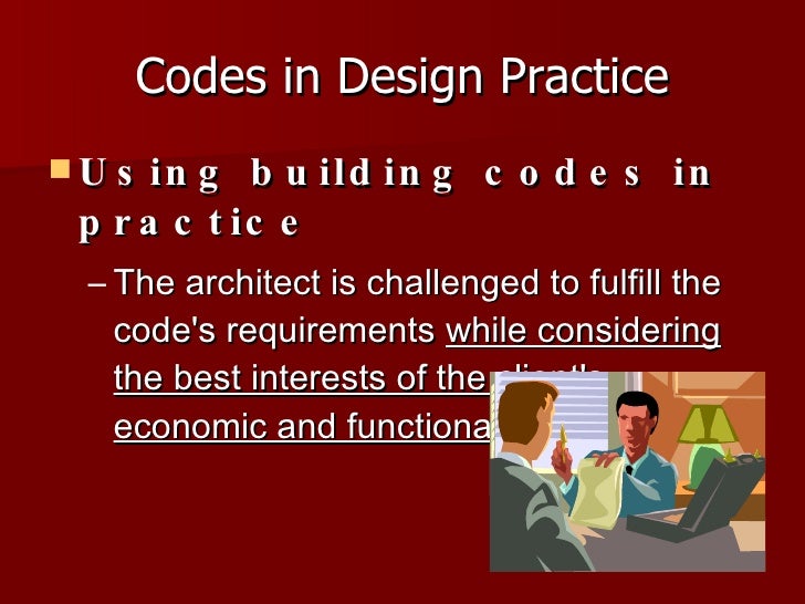 Architectural Professional Practice - Building Codes