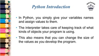 Python Data-Types | PPTX | Programming Languages | Computing