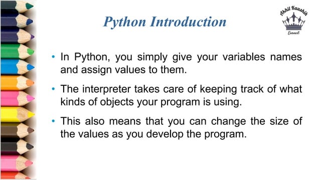 Python Data-Types | PPT