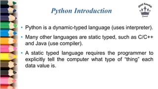Python Data-Types | PPT