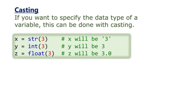 python- Variables and data types | PPT