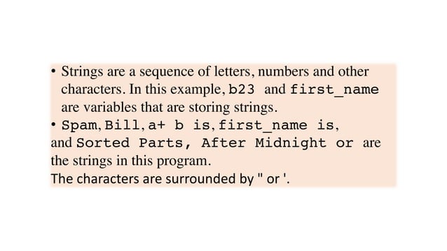 python- Variables and data types | PDF