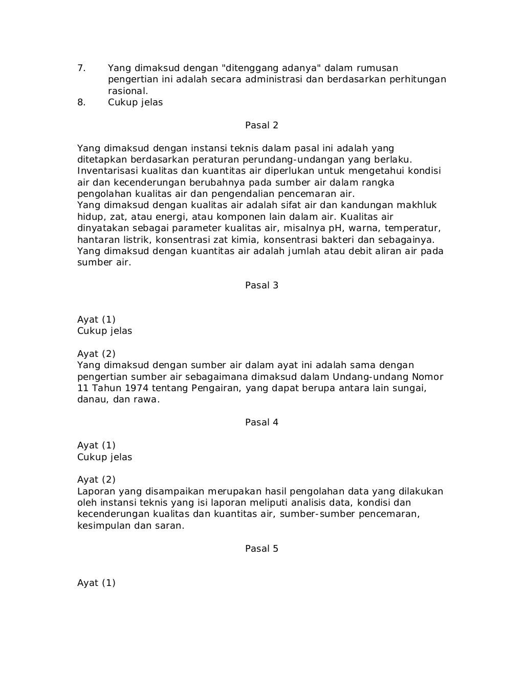 Peraturan Pemerintah No. 20 Tahun 1990 tentang Pengendalian Pencemara…