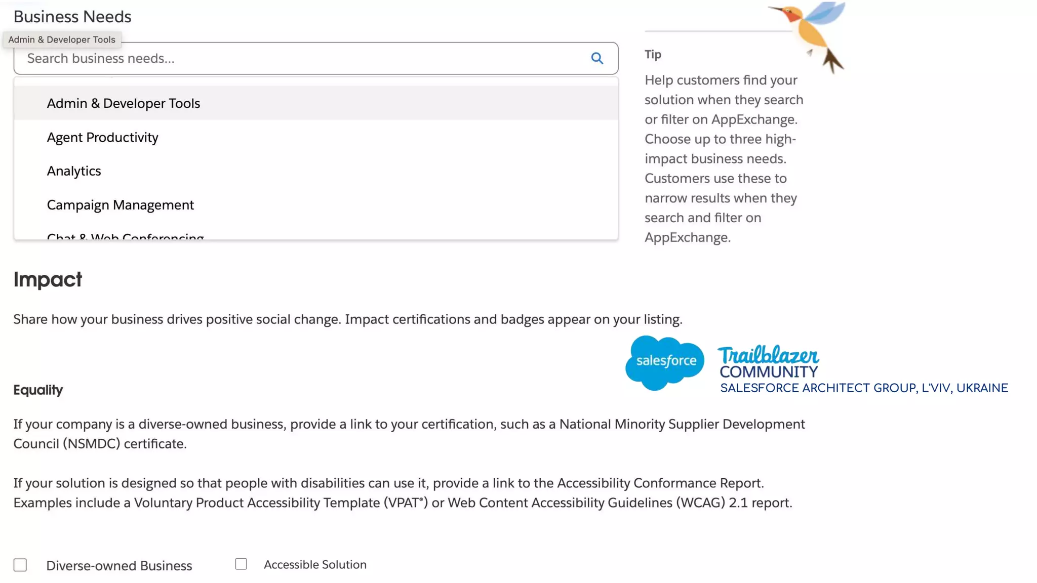 SALESFORCE ARCHITECT GROUP, L'VIV, UKRAINE
 