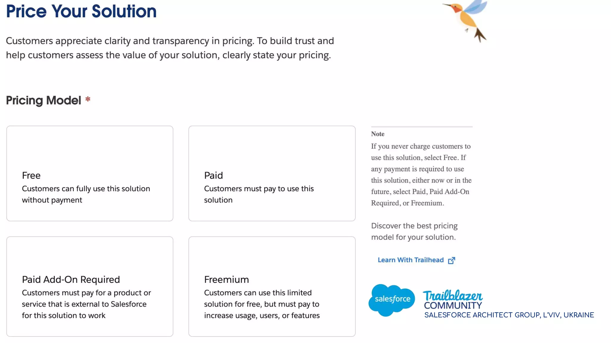 SALESFORCE ARCHITECT GROUP, L'VIV, UKRAINE
 