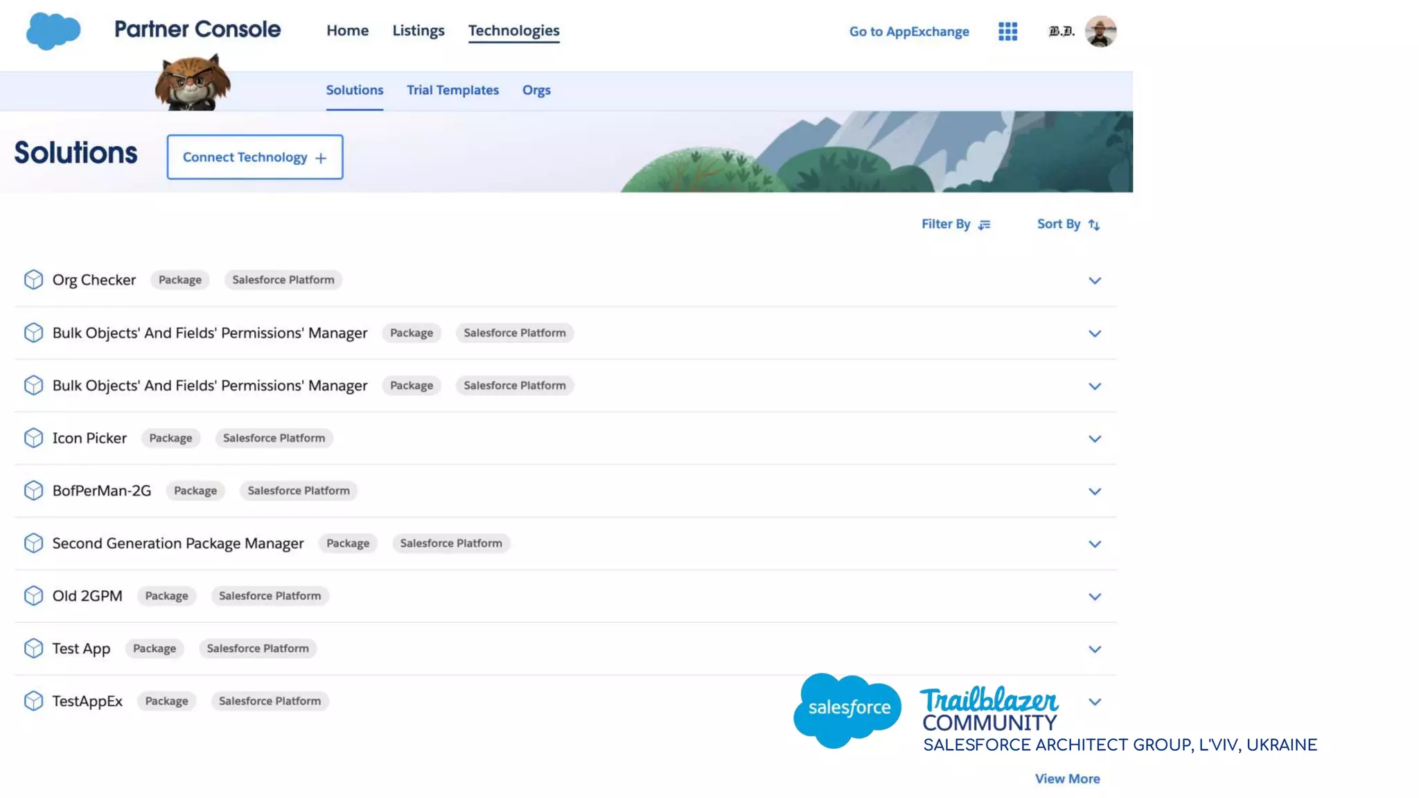 SALESFORCE ARCHITECT GROUP, L'VIV, UKRAINE
 