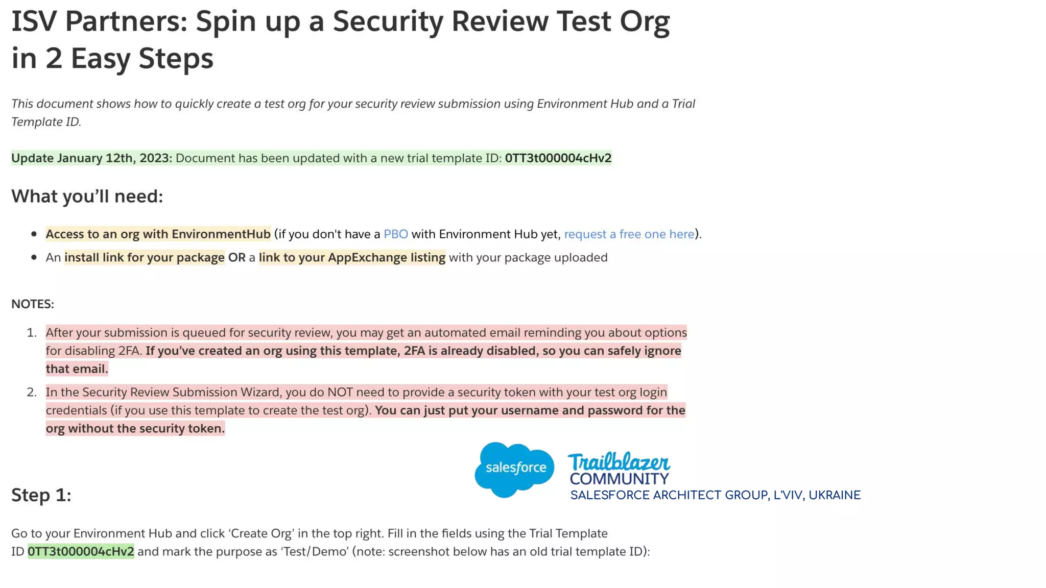 SALESFORCE ARCHITECT GROUP, L'VIV, UKRAINE
 