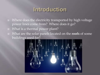 Electric energy 2nd ESO | PPT