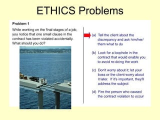 ETHICS Problems 