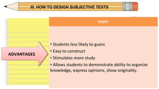 Subjective vs Objective test | PPT