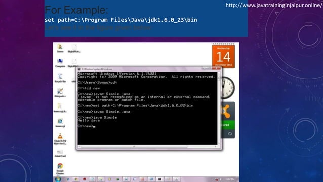 HOW TO SET PATH IN JAVA | PPT