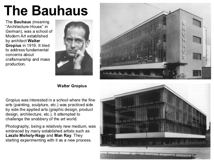 Modernism And The Bauhaus