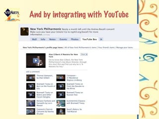 And by integrating with YouTube 