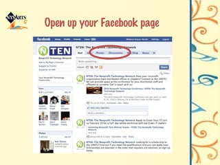 Open up your Facebook page 