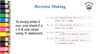 Decision Making & Loops | PPTX