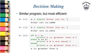 Decision Making & Loops | PPTX
