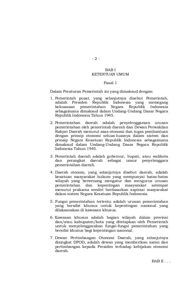 Peraturan Pemerintah No. 43 Tahun 2011 tentang Tata Cara 