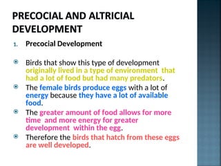 Precocial Development Examples PP4_Diversity_of_reproductive_strategies.ppt