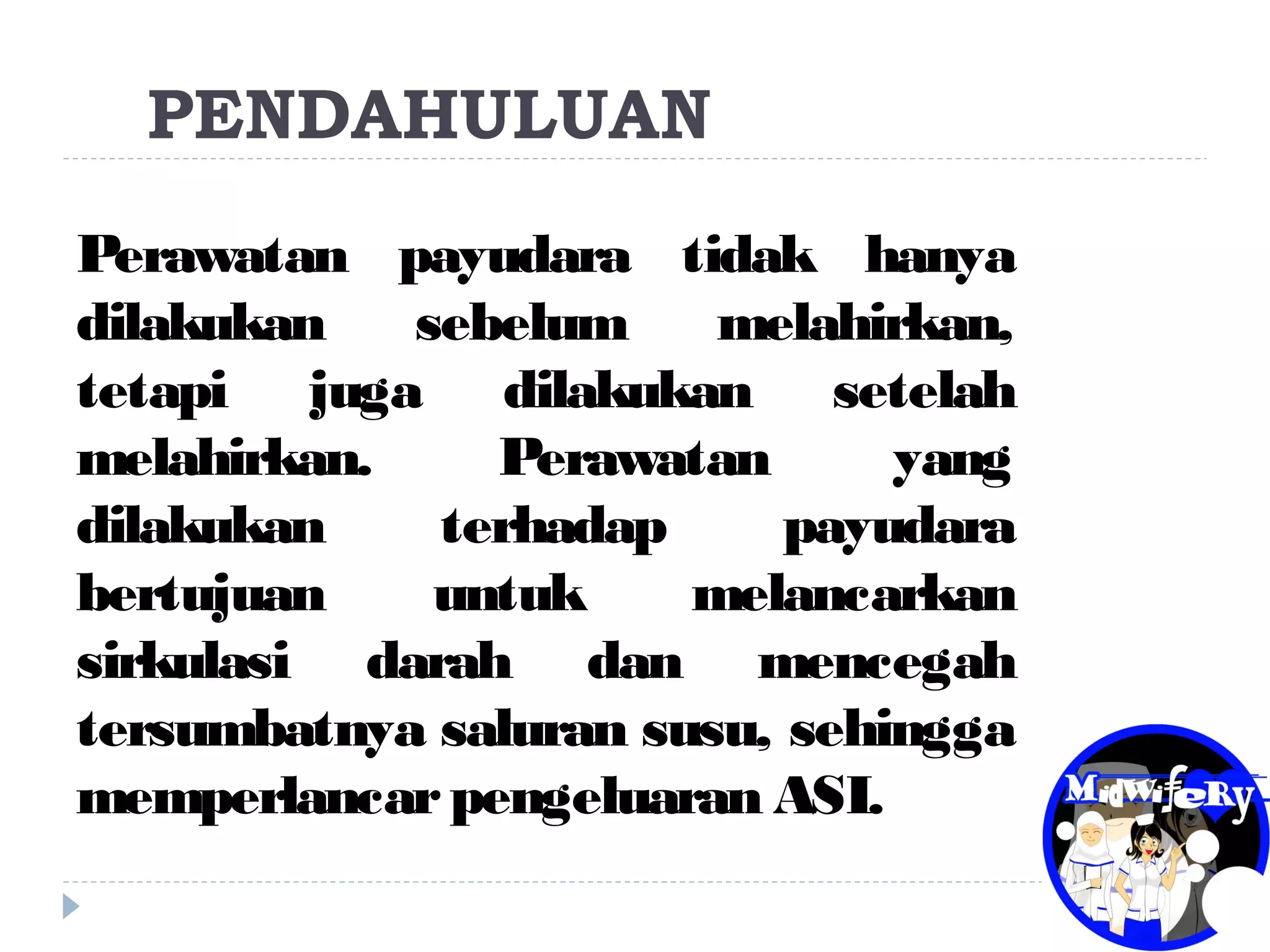 Perawatan Payudara Ibu Nifas | PPT