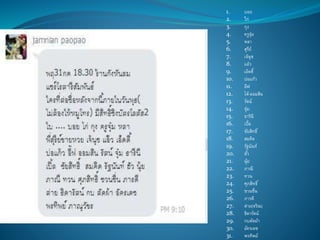 1. บอย
2. ไก่
3. กุง
4. ครูจุ๋ม
5. หลา
6. สุรีย์
7. เจ๊นุช
8. แอ๊ว
9. เอ็ดดี้
10. ปอแก้ว
11. อีฟ
12. โด้-ออมสิน
13. รัตน์
14. จุ๋ม
15. ธารินี
16. เปิ้ล
17. ชัยสิทธิ์
18. สมคิด
19. รัฐนันท์
20. ฮั้ว
21. นุ้ย
22. ภาณี
23. ทวน
24. ศุภสิทธิ์
25. ชวนชื่น
26. ภารดี
27. ต่าย(จริณ)
28. ธิดารัตน์
29. กบตัดผ้า
30. อัครเดช
31. พรทิพย์
 