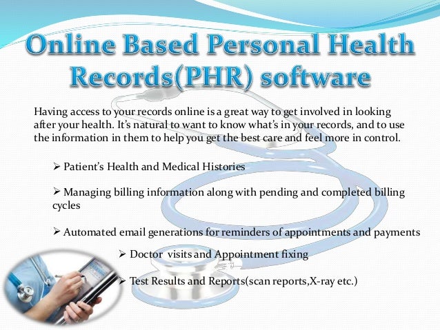 what is personal health records
