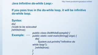 Java do-while Loop | PPTX