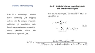 QTL MAPPING AND APPROACHES IN BIPARENTAL MAPPING POPULATIONS.pptx