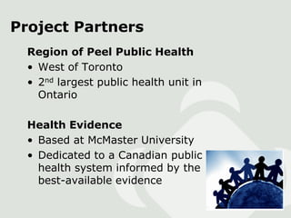 Evidence-informed decision making – process and results to inform a ...