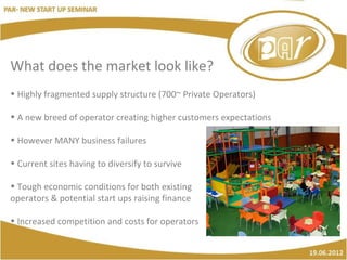What does the market look like?
• Highly fragmented supply structure (700~ Private Operators)

• A new breed of operator c...