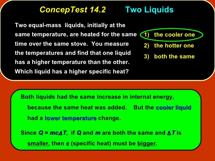 Higher Temperatures Equal Lower Test >> Ppa6 Concep Tests Ch 14 Higher Temperatures Equal Lower Test >> Ppa6 Concep Tests Ch 14