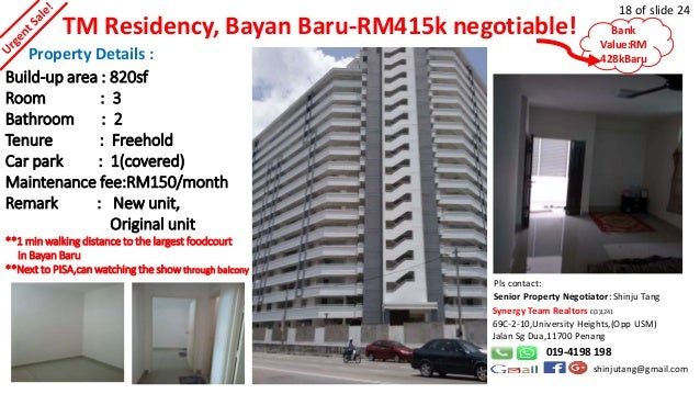 Property Below Rm500k In Bayan Lepas Penang Malaysia For Sale