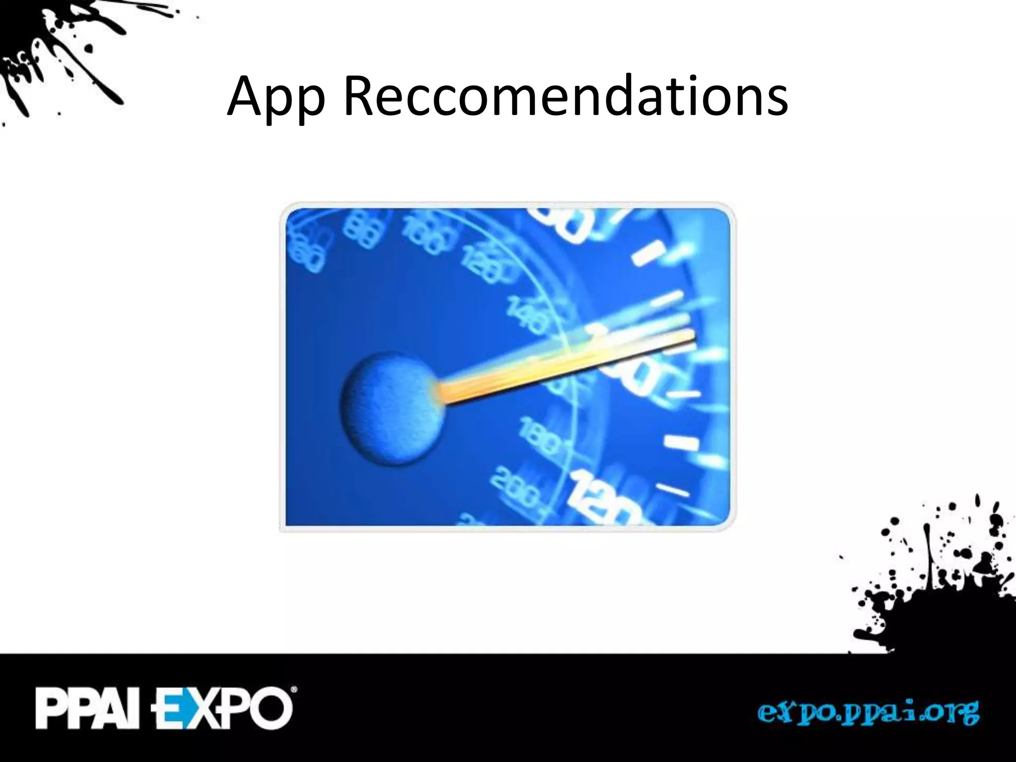 App Reccomendations
 