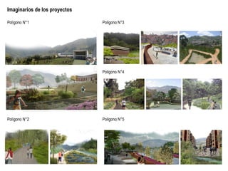 Imaginarios de los proyectos
Polígono N°1 Polígono N°3
Polígono N°2
Polígono N°4
Polígono N°5
 