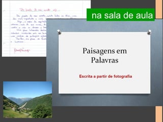 na sala de aula 
 