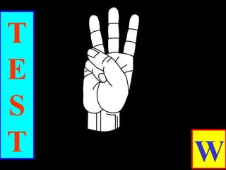 T
E
S
T W
 