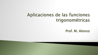 Prof. M. Alonso
 