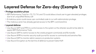Layered Defense Example Building a Multi-Layered Defense for Your IBM i Security | PPTX