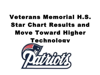 Veterans Memorial H.S. Star Chart Results and Move Toward Higher Technology 