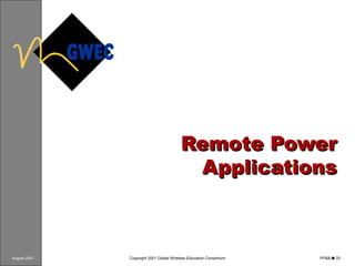 Remote Power Applications 